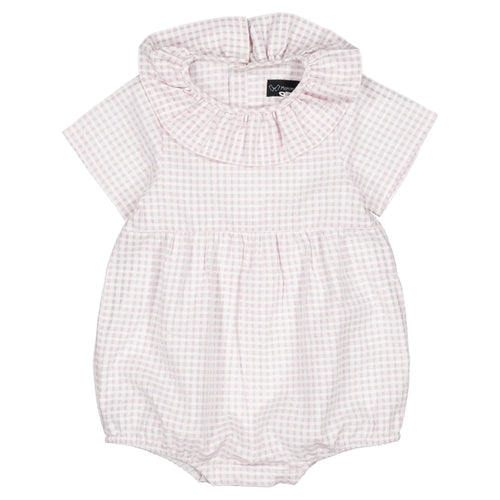 Barboteuse DUPLEIX - vichy rose