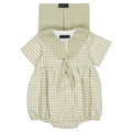 Barboteuse CAMBON - vichy vert