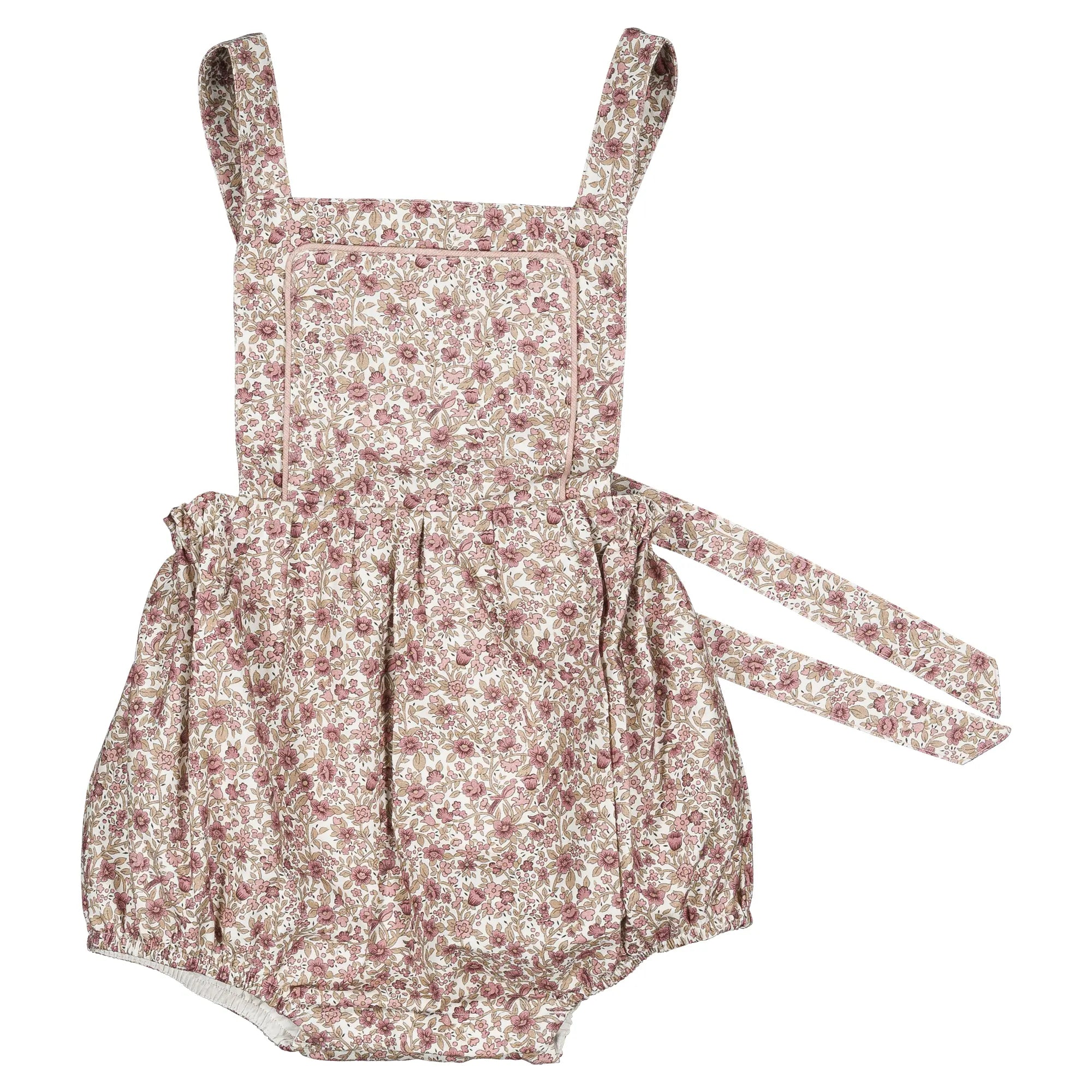 Barboteuse MARAIS - fleurs roses