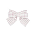 Barrette HALLES - vichy rose