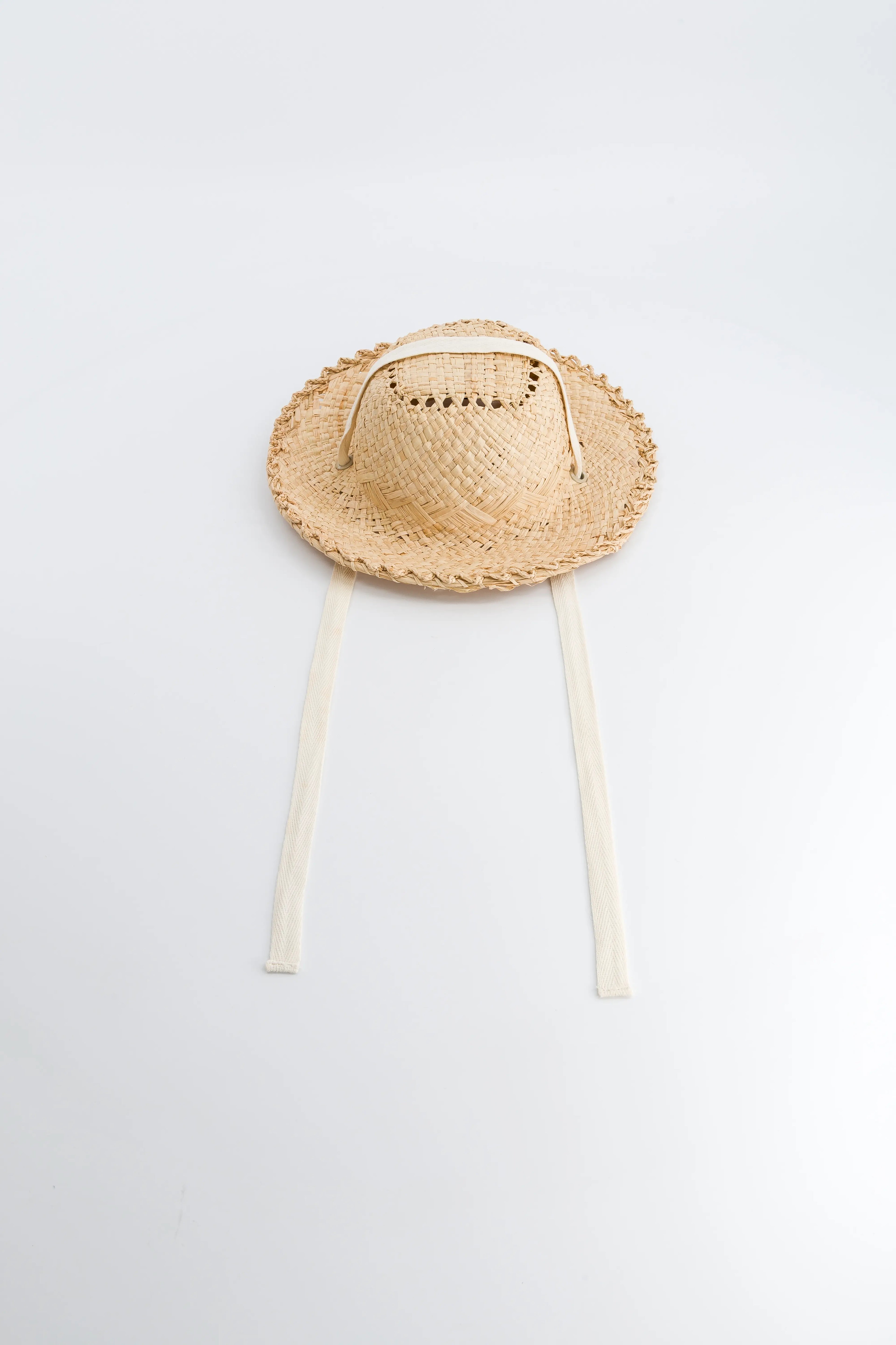 chapeau MACE-  ruban crème