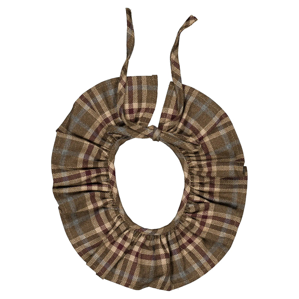 col DAUPHINE - tartan marron