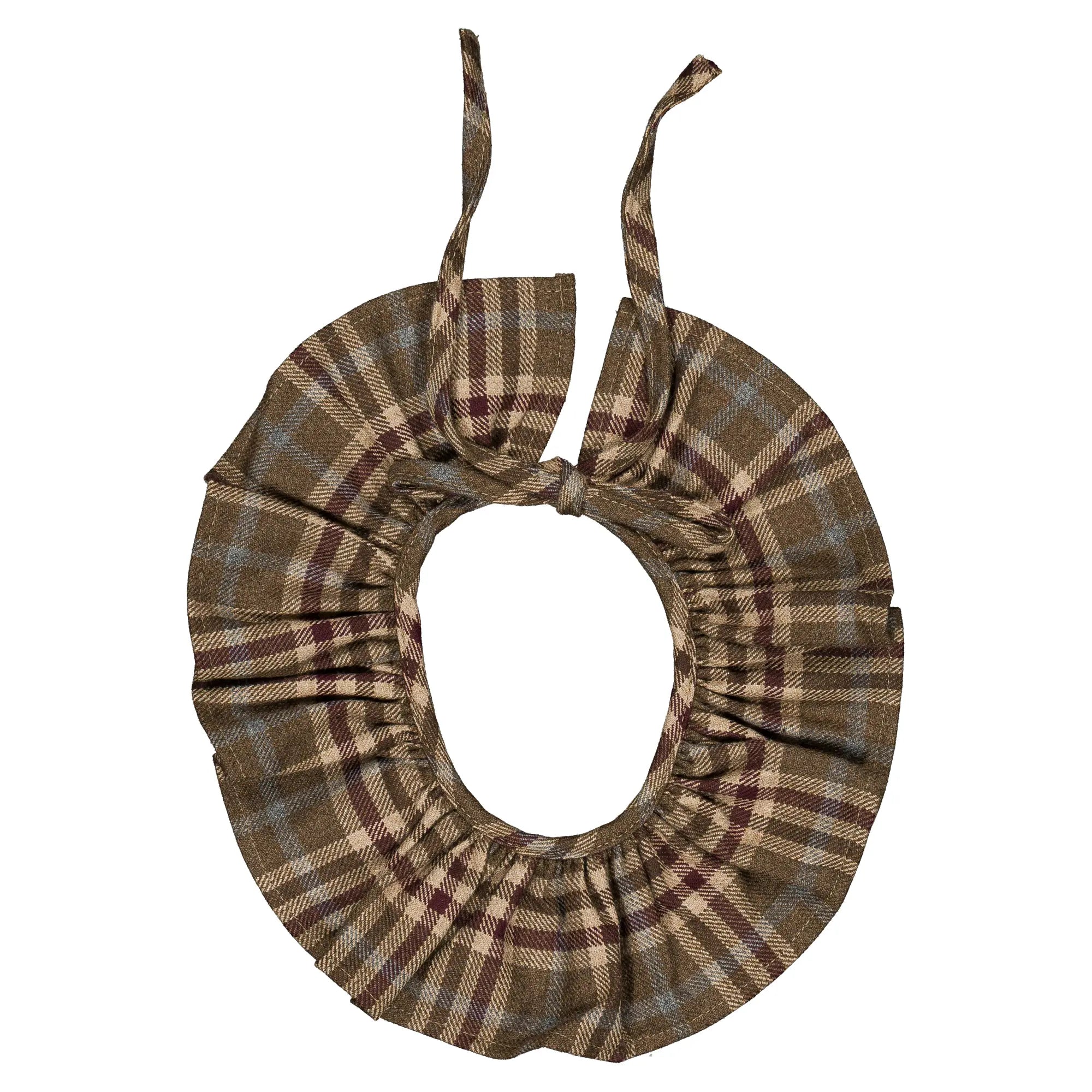 col DAUPHINE - tartan marron