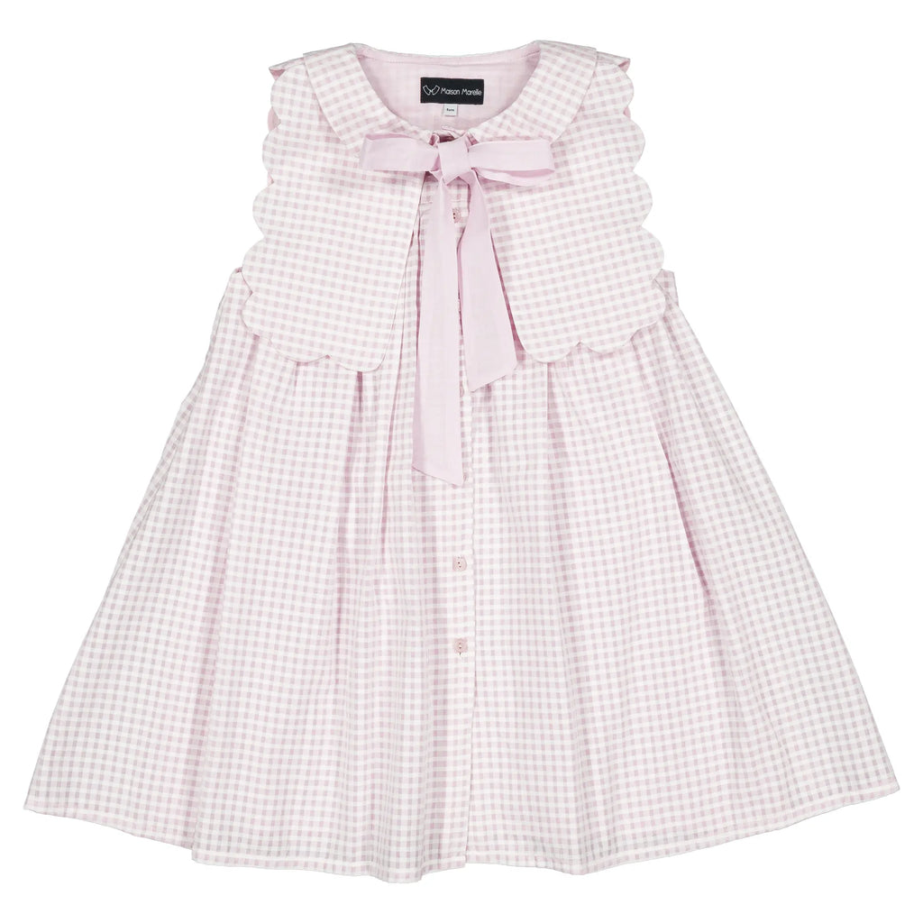 Robe ELYSÉE - vichy rose