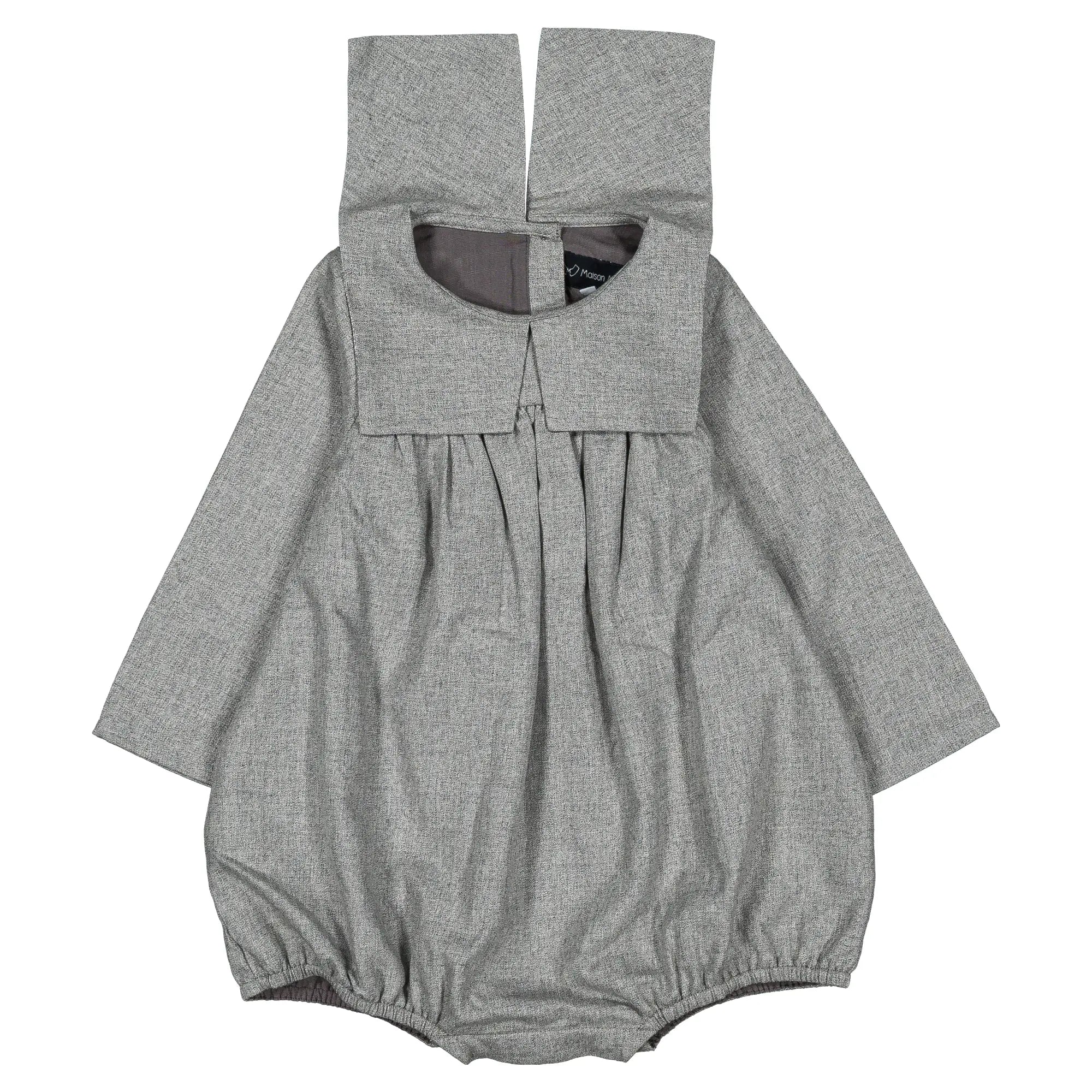 Barboteuse BOULBI - flanelle grise