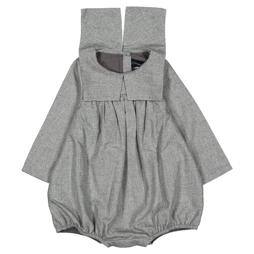 Barboteuse BOULBI - flanelle grise