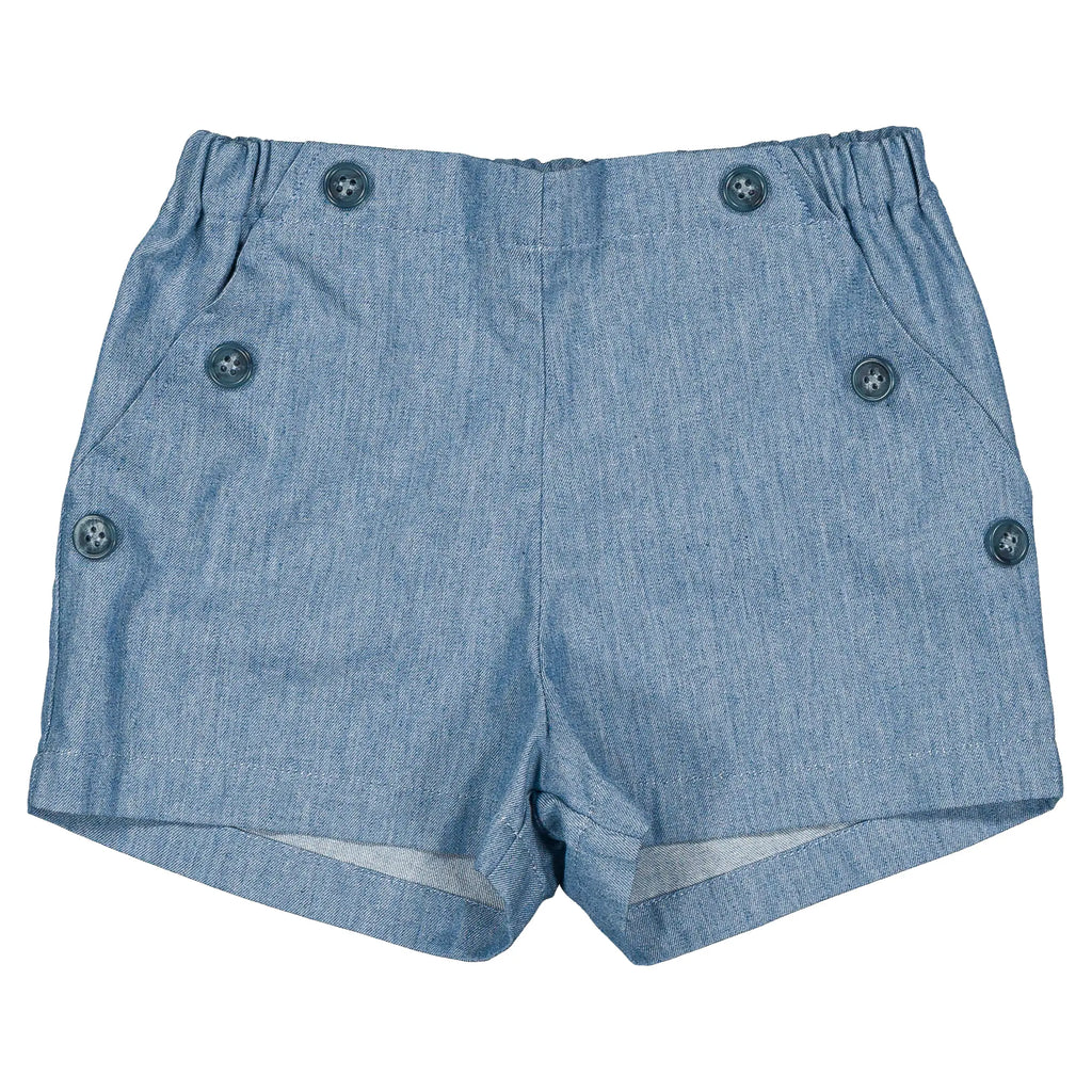 Short SUFFREN - bleu denim