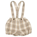 Bloomer à bretelles TERNES-  tartan multicolore