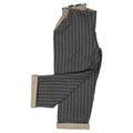 Pantalon LEBON-  laine rayé gris