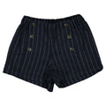 Short SEVRES - laine rayé bleu