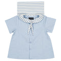 Blouse MONGE- bleu poudré