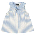 Blouse TRUDAINE- rayé bleu transat
