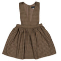Robe CERGY- carreaux marron