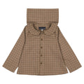 Blouse MONCEAU- carreaux marron